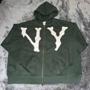 LARGE Memory Lane NY GREEN Zip Jacket